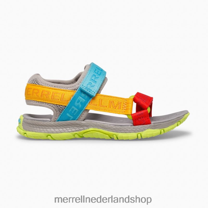 Merrell kinderen 4FFP6T1400 kahuna websandaal (mk265674k) schoenen grijs logo/multi