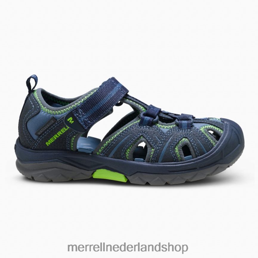 Merrell kinderen 4FFP6T1413 hydro-sandaal (my53375) schoenen marine / groen