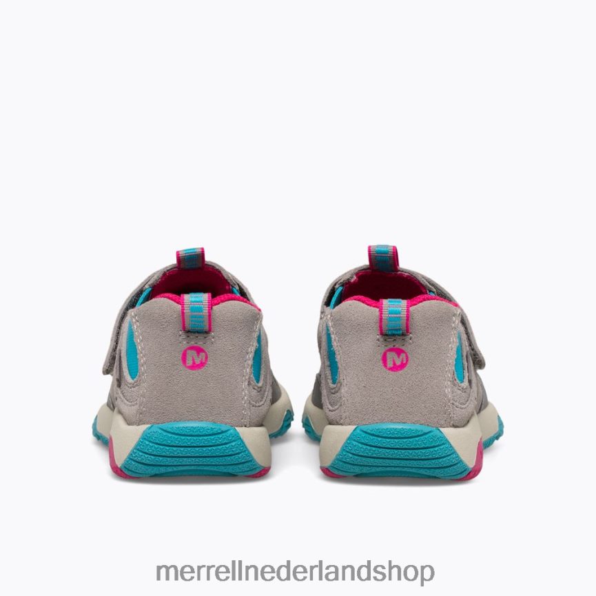 Merrell kinderen 4FFP6T1425 free roam jungle moc (mk165222) schoenen grijs/turq/bessen