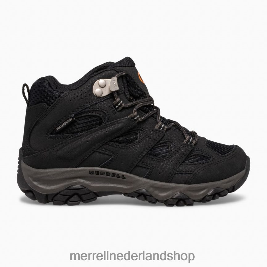Merrell kinderen 4FFP6T1431 moab 3 mid waterdichte laars (mk265702) schoenen zwart