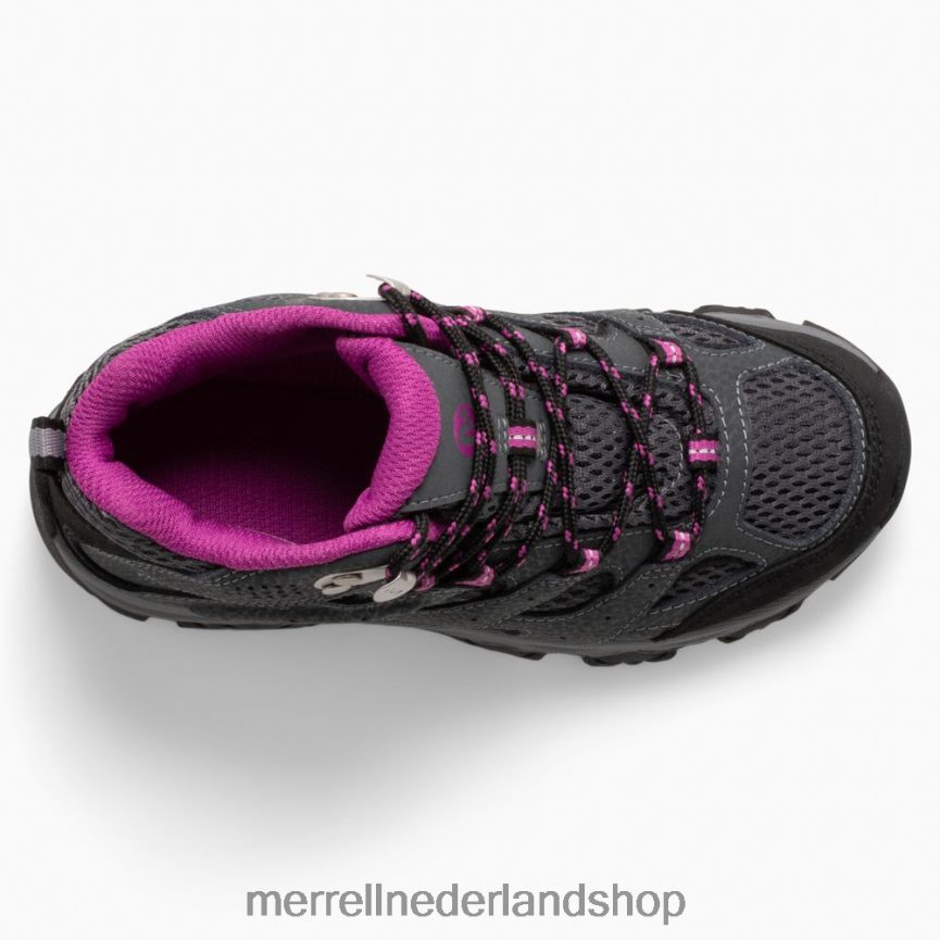 Merrell kinderen 4FFP6T1433 moab 3 mid waterdichte laars (mk165703) schoenen graniet/bes