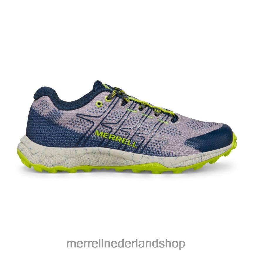 Merrell kinderen 4FFP6T1437 moab vlucht laag (mk266770) schoenen grijs/marineblauw/citroen
