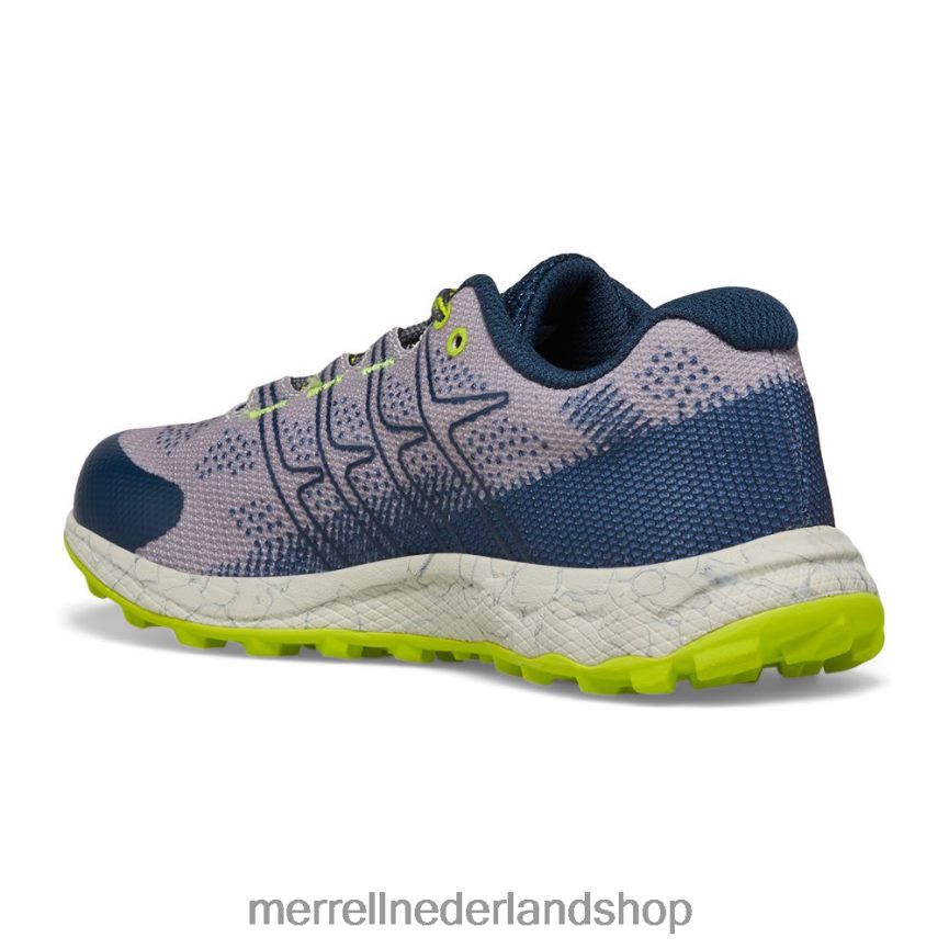 Merrell kinderen 4FFP6T1437 moab vlucht laag (mk266770) schoenen grijs/marineblauw/citroen