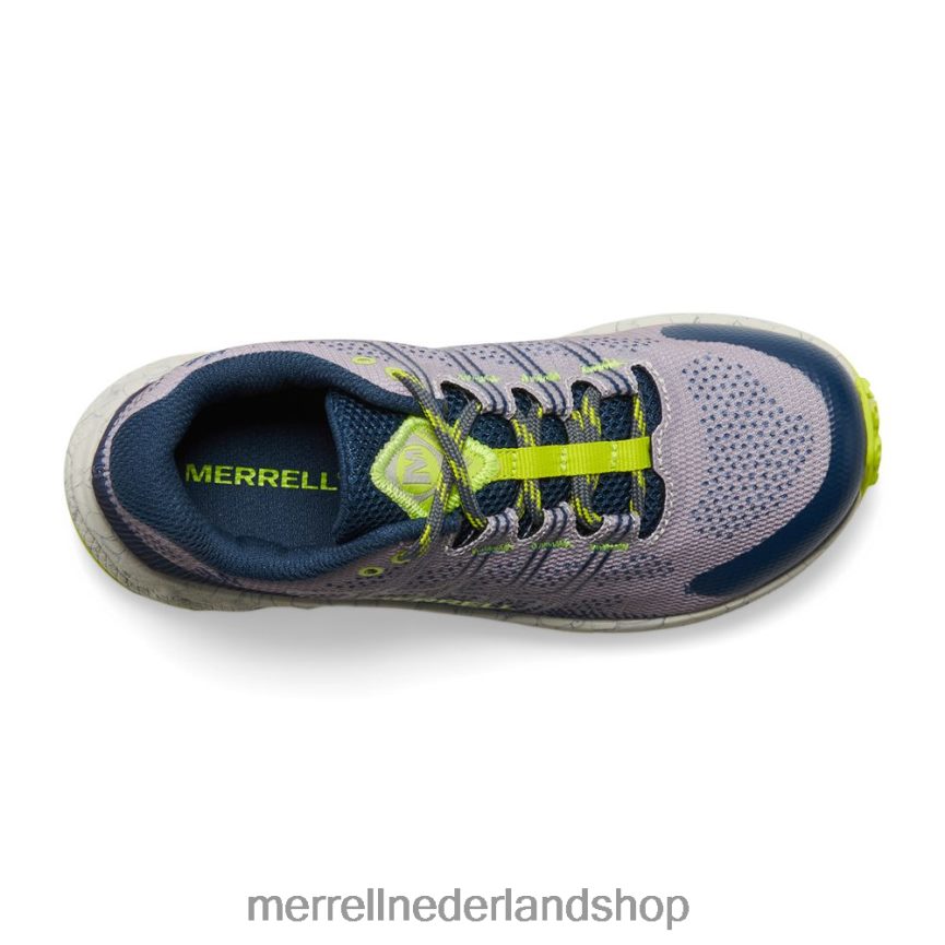Merrell kinderen 4FFP6T1437 moab vlucht laag (mk266770) schoenen grijs/marineblauw/citroen