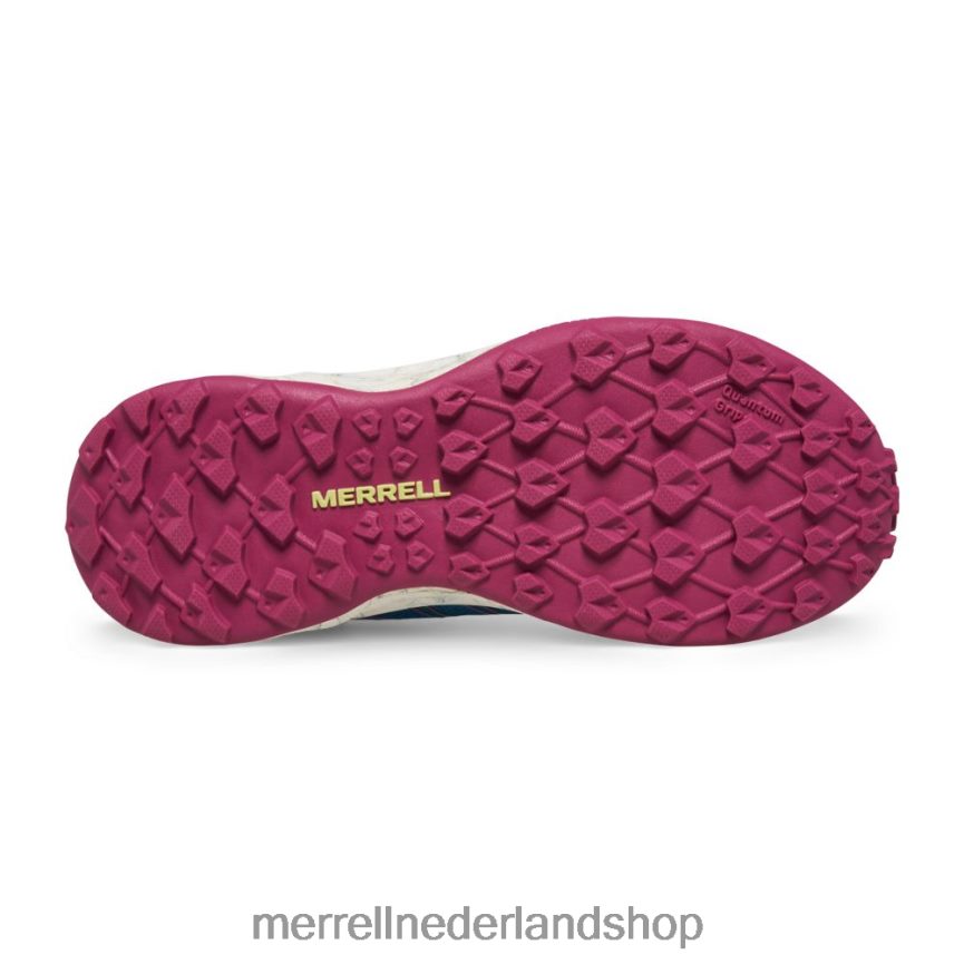 Merrell kinderen 4FFP6T1438 moab vlucht laag (mk167107) schoenen groenblauw/limoen/fuchsia