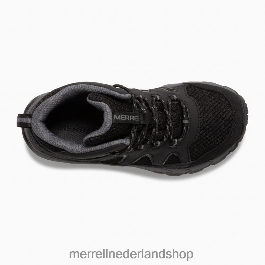 Merrell kinderen 4FFP6T1445 Oakcreek waterdichte halfhoge veterlaars (mk265426) schoenen zwart grijs