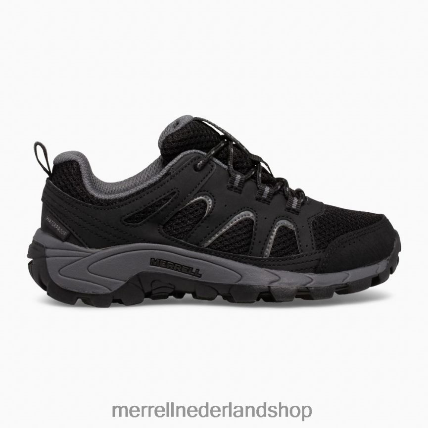 Merrell kinderen 4FFP6T1449 oakcreek lage veter waterdichte sneaker (mk265427) schoenen zwart grijs