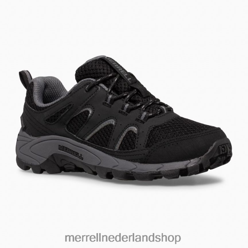 Merrell kinderen 4FFP6T1449 oakcreek lage veter waterdichte sneaker (mk265427) schoenen zwart grijs