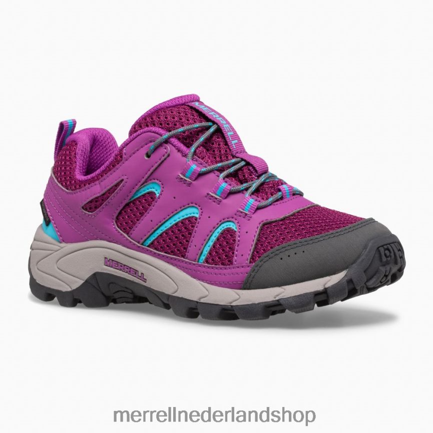Merrell kinderen 4FFP6T1451 Oakcreek lage veter waterdichte sneaker (mk164772) schoenen paloma/bes