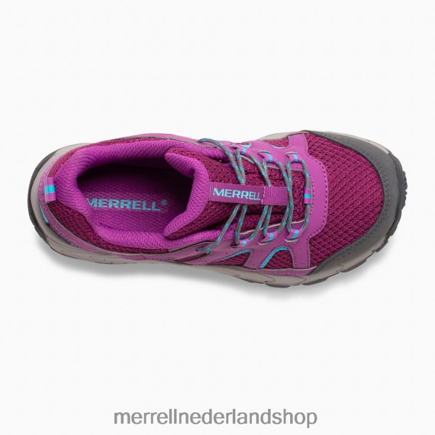 Merrell kinderen 4FFP6T1451 Oakcreek lage veter waterdichte sneaker (mk164772) schoenen paloma/bes