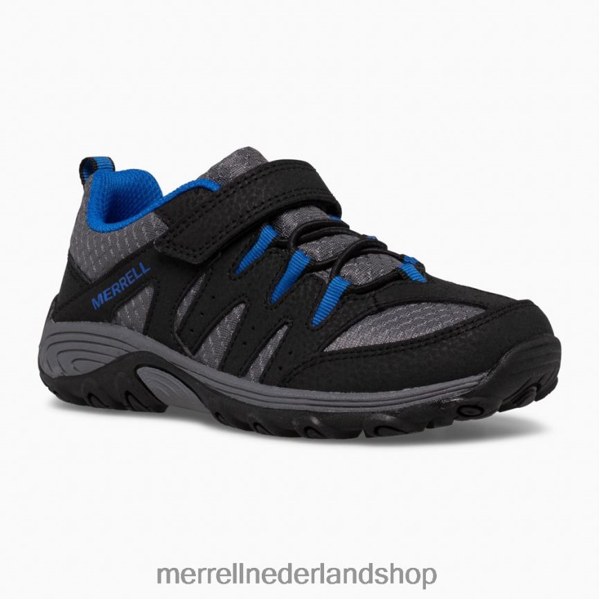 Merrell kinderen 4FFP6T1455 outback lage 2 sneaker (mk265719) schoenen zwart/grijs/koningsblauw