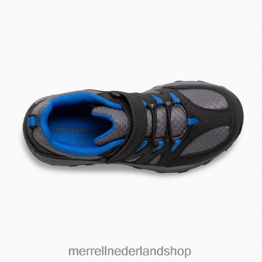 Merrell kinderen 4FFP6T1455 outback lage 2 sneaker (mk265719) schoenen zwart/grijs/koningsblauw