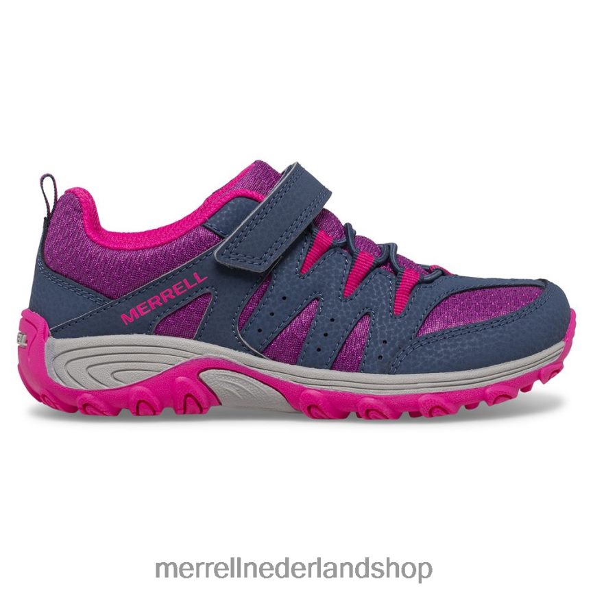 Merrell kinderen 4FFP6T1456 outback lage 2 sneaker (mk165720) schoenen marine/bessen/grijs