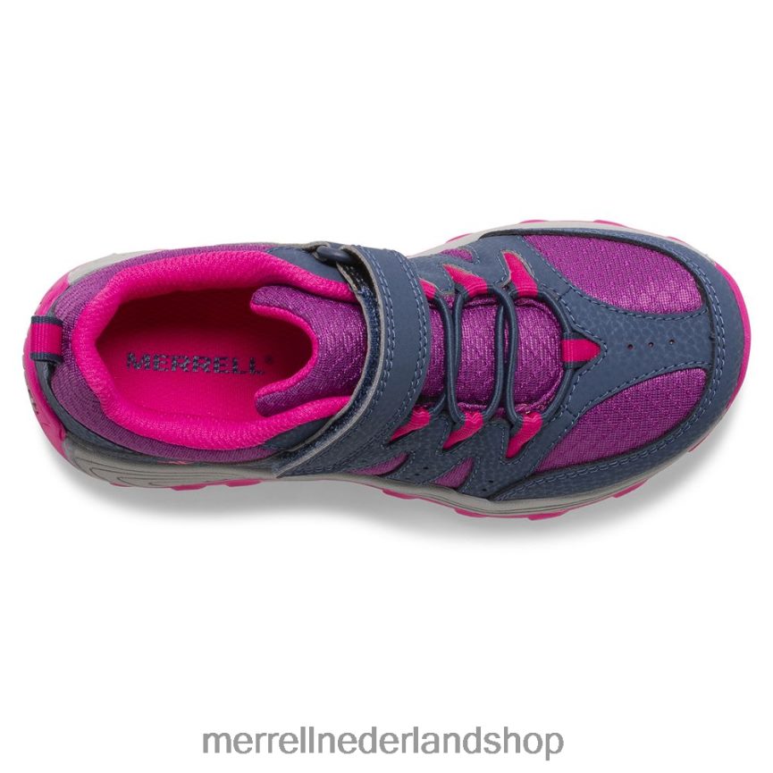 Merrell kinderen 4FFP6T1456 outback lage 2 sneaker (mk165720) schoenen marine/bessen/grijs