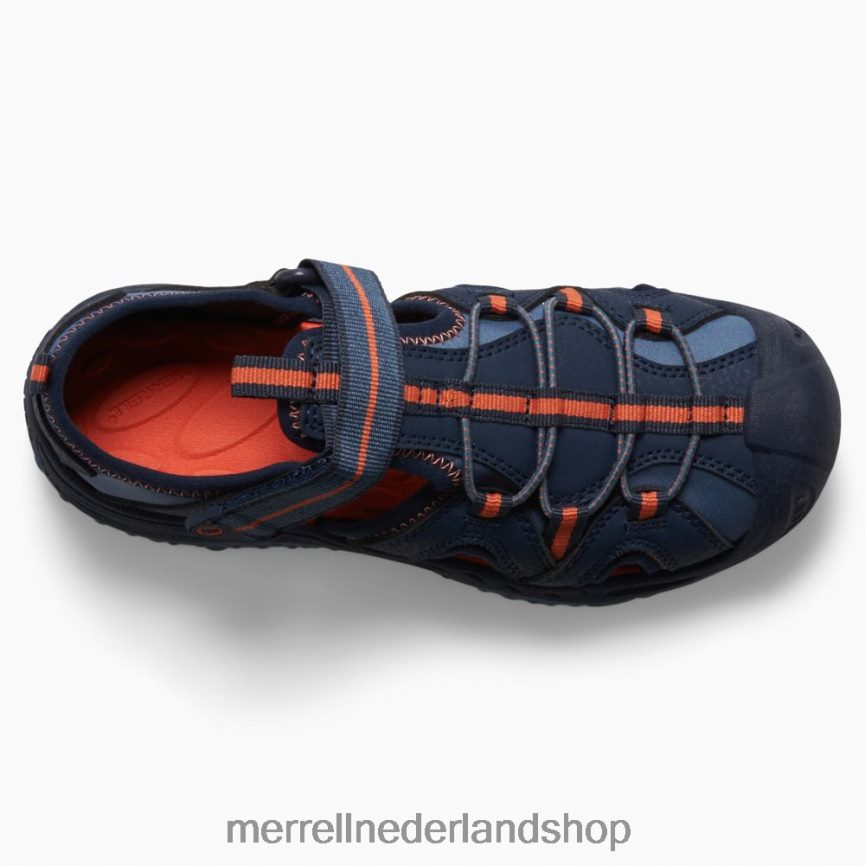Merrell kinderen 4FFP6T1474 hydro 2 sandaal (mk266972) schoenen marine/oranje