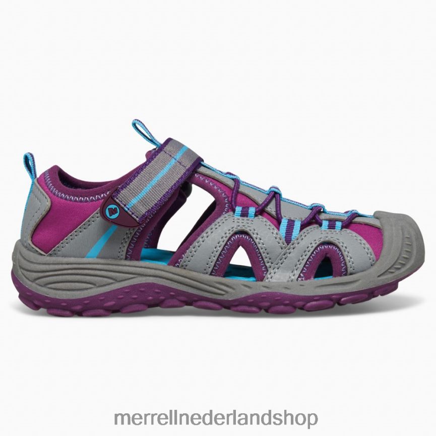 Merrell kinderen 4FFP6T1475 hydro 2 sandaal (mk166974) schoenen grijs/bes