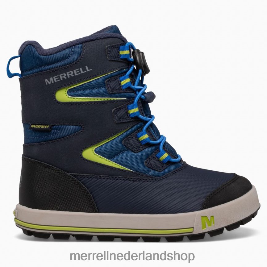 Merrell kinderen 4FFP6T1479 sneeuwbank 3.0 laars (mk266222k) schoenen marine/citroen