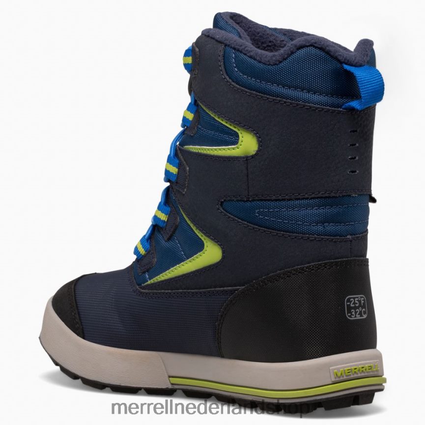 Merrell kinderen 4FFP6T1479 sneeuwbank 3.0 laars (mk266222k) schoenen marine/citroen