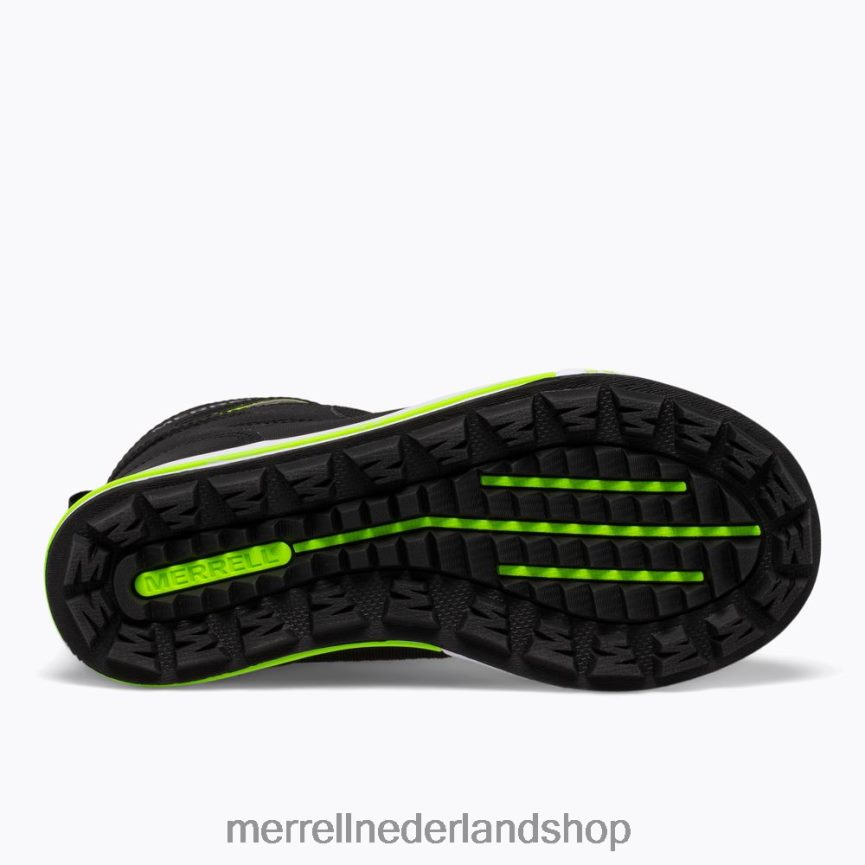 Merrell kinderen 4FFP6T1480 sneeuwbank 3.0 laars (mk265035k) schoenen zwart/grijs/groen