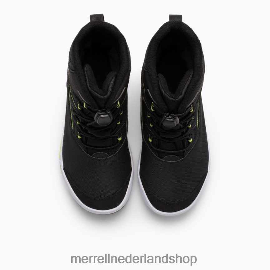 Merrell kinderen 4FFP6T1480 sneeuwbank 3.0 laars (mk265035k) schoenen zwart/grijs/groen