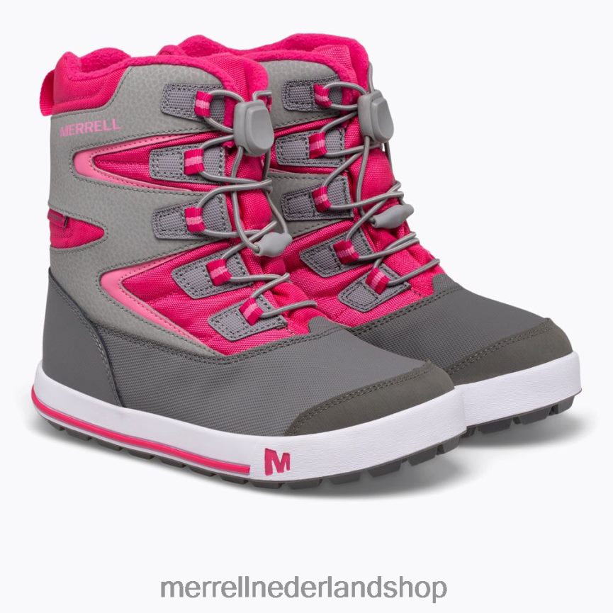 Merrell kinderen 4FFP6T1481 sneeuwbank 3.0 laars (mk165187k) schoenen grijs/bes