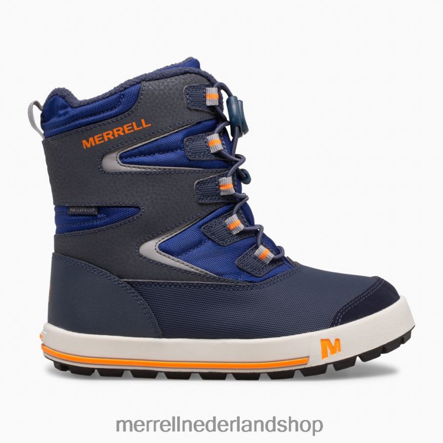Merrell kinderen 4FFP6T1482 sneeuwbank 3.0 laars (mk265184k) schoenen marine/kobalt/oranje