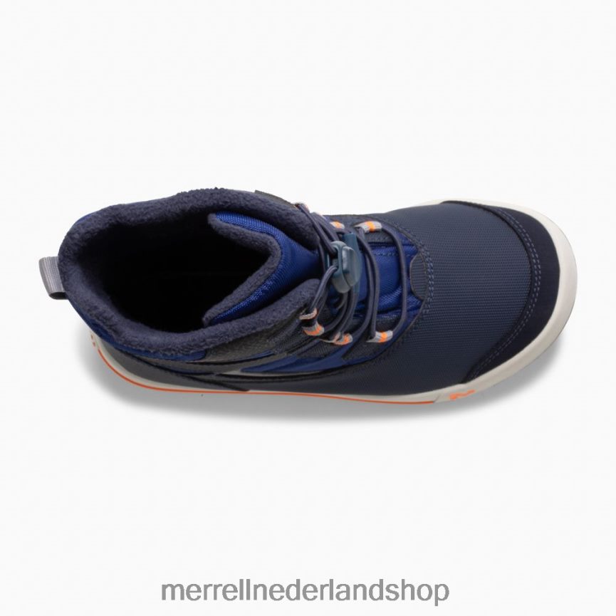 Merrell kinderen 4FFP6T1482 sneeuwbank 3.0 laars (mk265184k) schoenen marine/kobalt/oranje