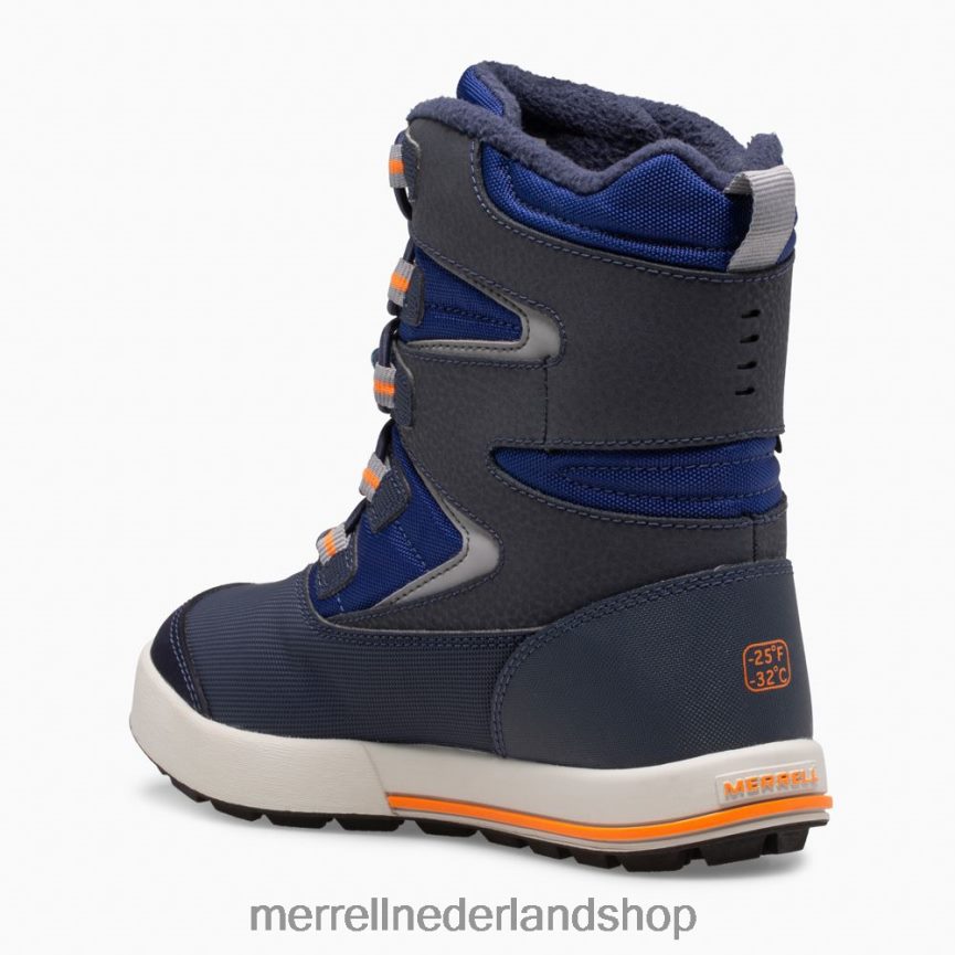 Merrell kinderen 4FFP6T1482 sneeuwbank 3.0 laars (mk265184k) schoenen marine/kobalt/oranje