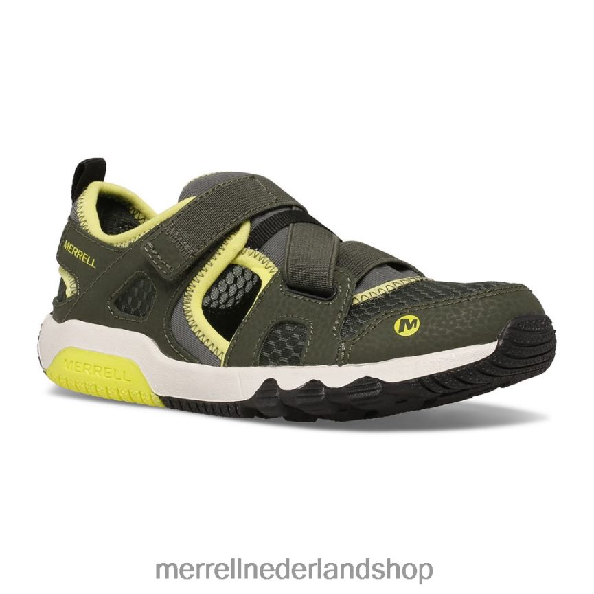 Merrell kinderen 4FFP6T1501 hydro free roam monarch sandaal (mk265670k) schoenen olijf/limoen