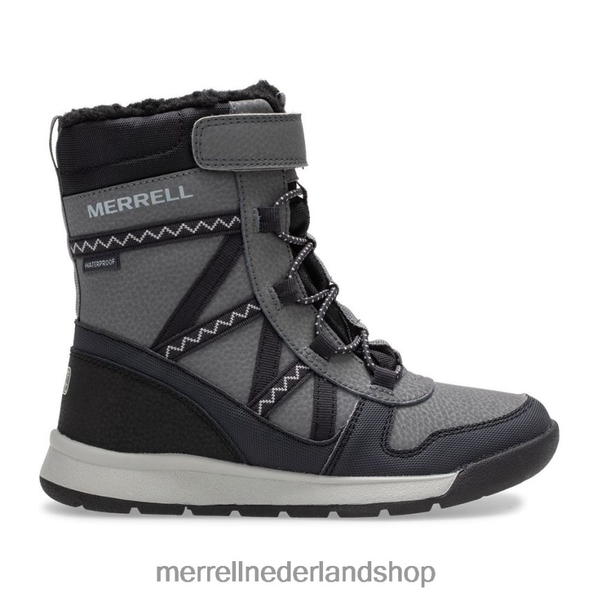 Merrell kinderen 4FFP6T1507 snowcrush 2.0 waterdichte laars (mk263125k) schoenen zwart grijs