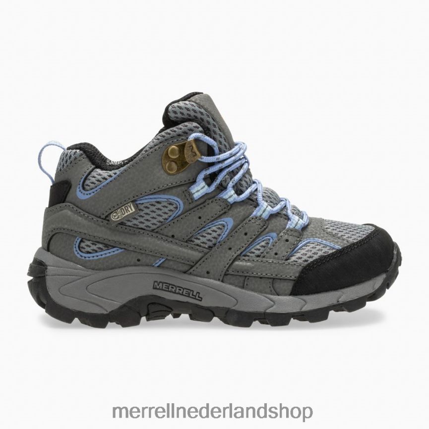 Merrell kinderen 4FFP6T804 moab 2 mid waterdichte laars (mk162260) schoenen grijs/maagdenpalm