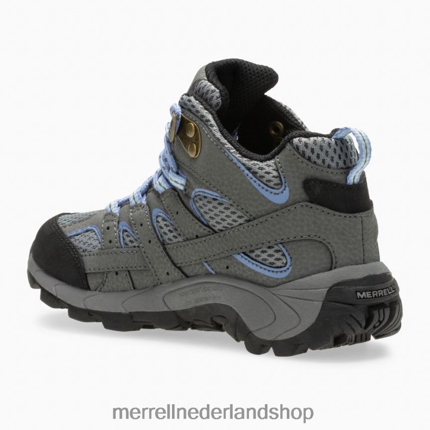 Merrell kinderen 4FFP6T804 moab 2 mid waterdichte laars (mk162260) schoenen grijs/maagdenpalm