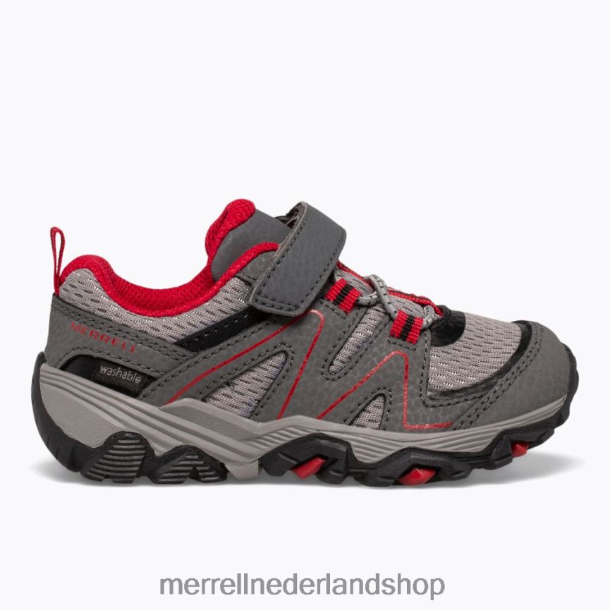 Merrell kinderen 4FFP6T1348 trailquest jr. (ml263182) schoenen grijs/rood/zwart