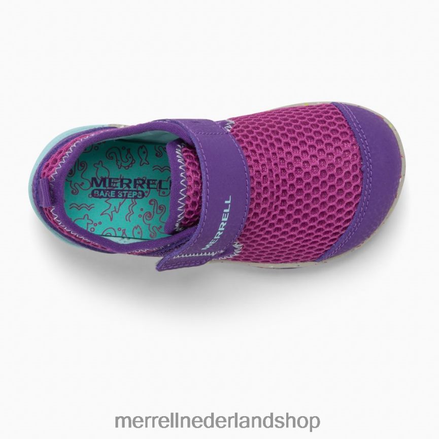 Merrell kinderen 4FFP6T1395 bare steps h2o sneaker (ml164494) schoenen paars/turkoois