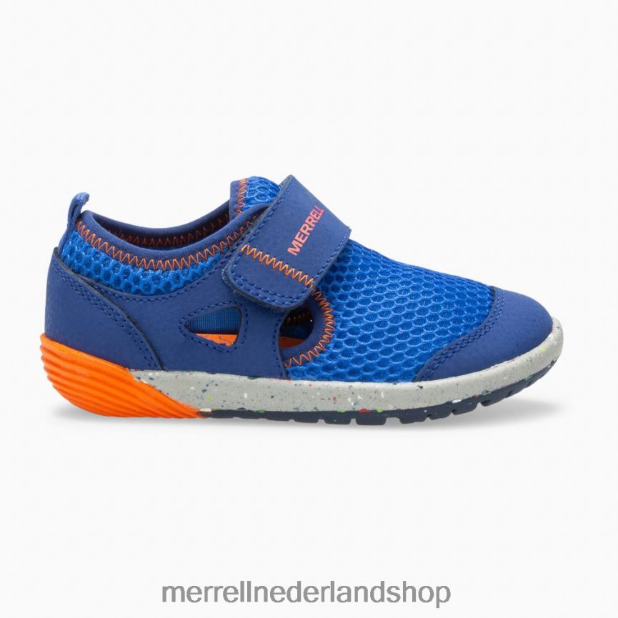 Merrell kinderen 4FFP6T1396 blote stappen h2o sneaker (ml260875) schoenen blauw/oranje