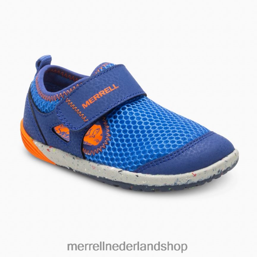 Merrell kinderen 4FFP6T1396 blote stappen h2o sneaker (ml260875) schoenen blauw/oranje