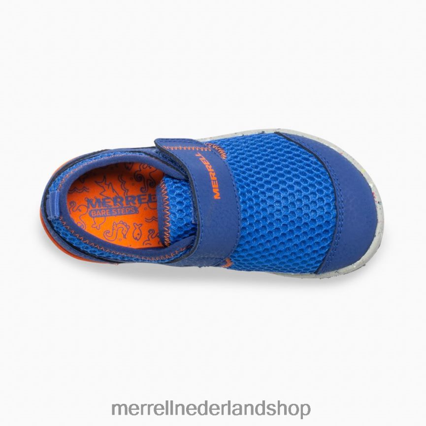 Merrell kinderen 4FFP6T1396 blote stappen h2o sneaker (ml260875) schoenen blauw/oranje
