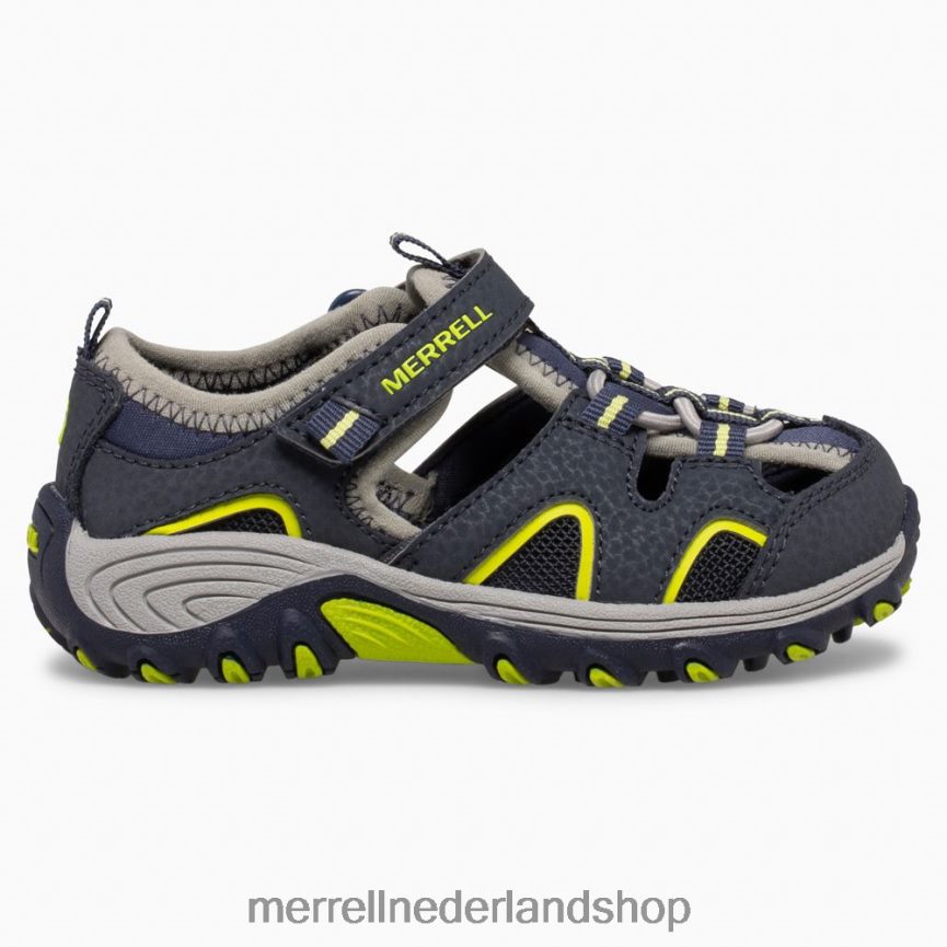 Merrell kinderen 4FFP6T1406 hydro h2o hiker jr sandaal (ml265932) schoenen marine/limoen