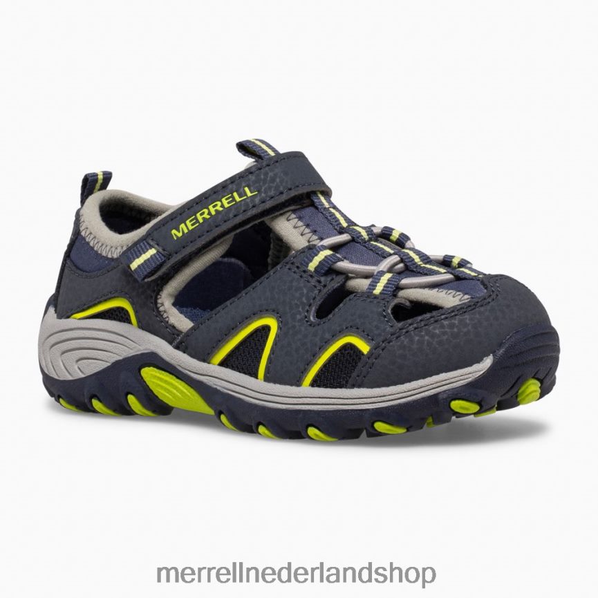 Merrell kinderen 4FFP6T1406 hydro h2o hiker jr sandaal (ml265932) schoenen marine/limoen