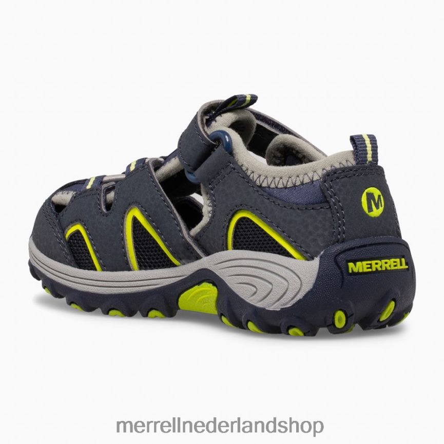 Merrell kinderen 4FFP6T1406 hydro h2o hiker jr sandaal (ml265932) schoenen marine/limoen