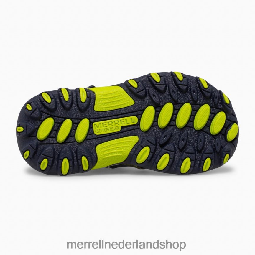 Merrell kinderen 4FFP6T1406 hydro h2o hiker jr sandaal (ml265932) schoenen marine/limoen