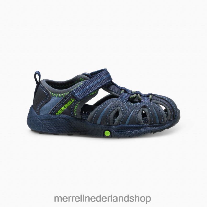 Merrell kinderen 4FFP6T1407 hydro jr. sandaal (mt53375) schoenen marine / groen