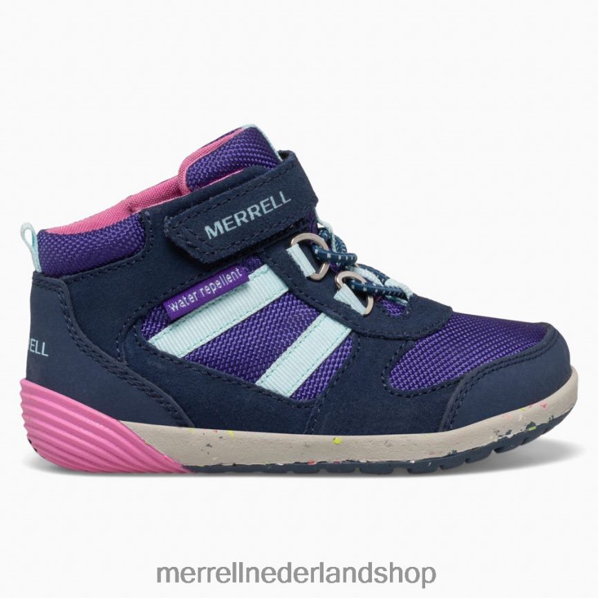 Merrell kinderen 4FFP6T1458 kale trappen nok jr wandelaar (ml166271) schoenen marine/roze