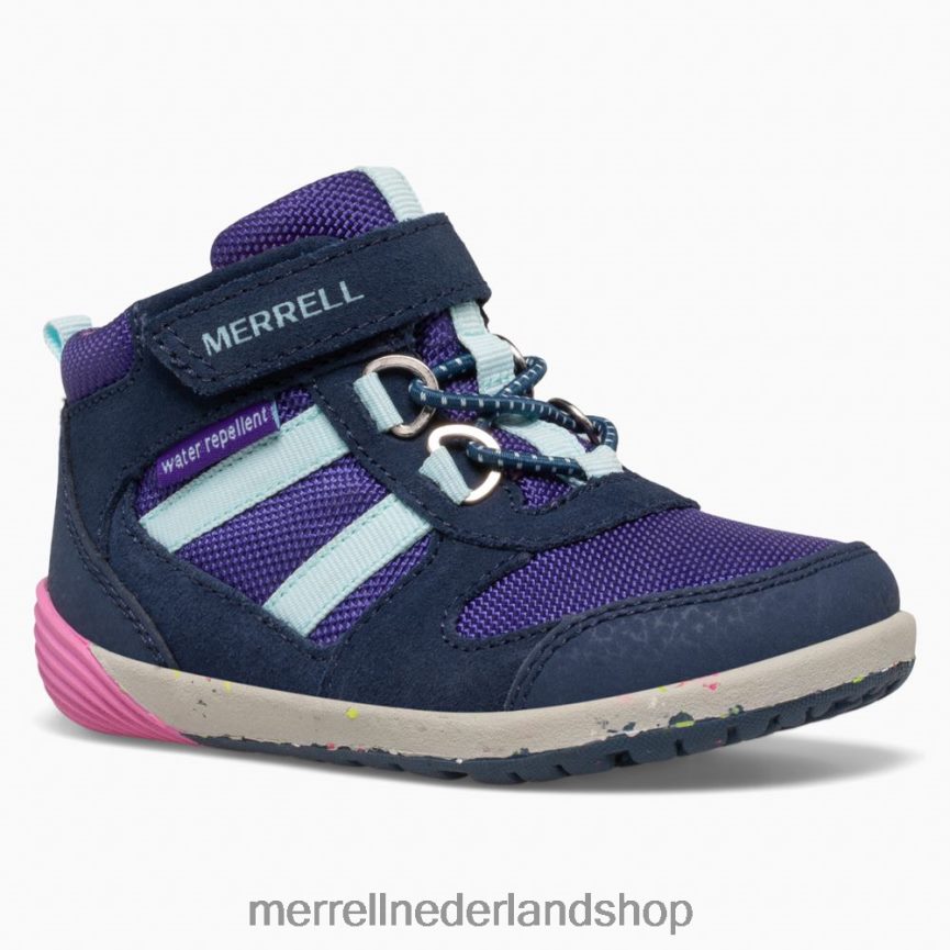 Merrell kinderen 4FFP6T1458 kale trappen nok jr wandelaar (ml166271) schoenen marine/roze