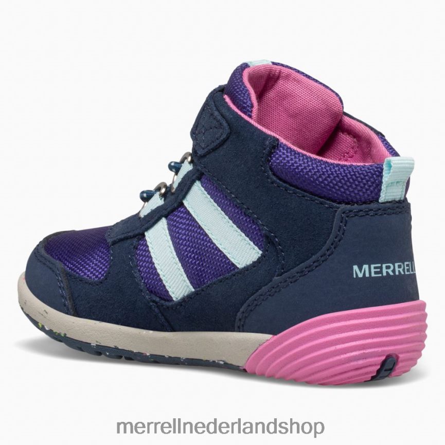 Merrell kinderen 4FFP6T1458 kale trappen nok jr wandelaar (ml166271) schoenen marine/roze