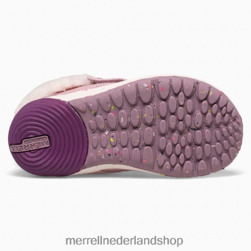 Merrell kinderen 4FFP6T1467 kale trappen cacao jr. laars (ml166246) schoenen stoffig roze