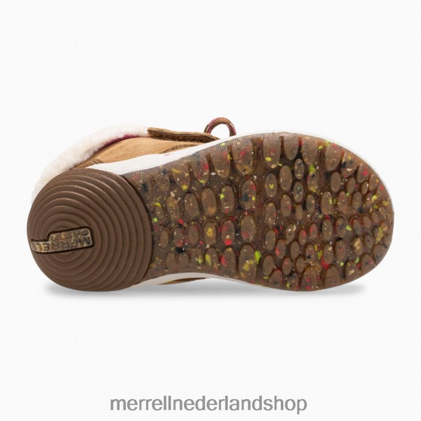 Merrell kinderen 4FFP6T1468 kale trappen cacao jr. laars (ml163228) schoenen kastanje suède
