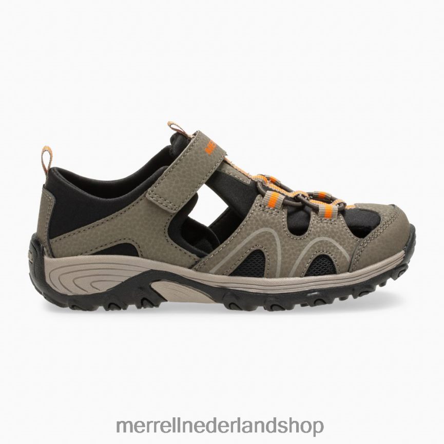 Merrell kinderen 4FFP6T1486 hydro teton sandaal (mk262021) schoenen geweerrook