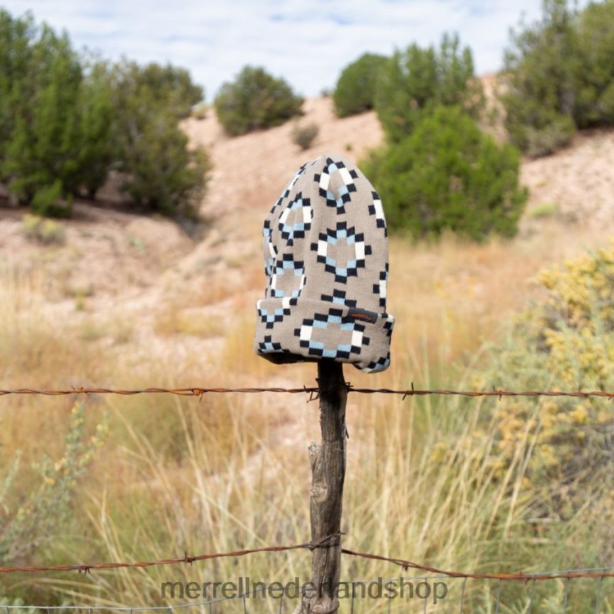 Merrell uniseks 4FFP6T252 jacquard beanie x jordan ann craig (jaf26649-962) accessoires jac afdrukken