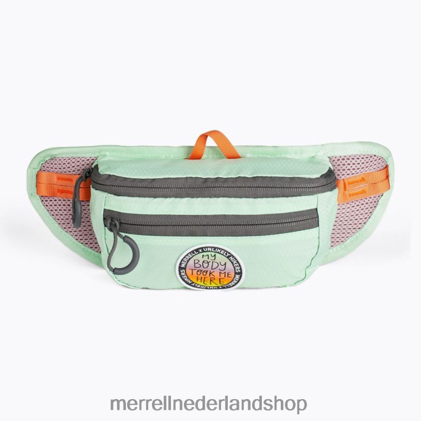 Merrell uniseks 4FFP6T373 crest 1.5l lendenrugzak x onwaarschijnlijke wandelaars (jas26687-330) accessoires mist groen